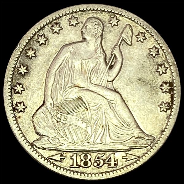1854-O Seated Liberty Half Dollar CLOSELY UNCIRCULATED