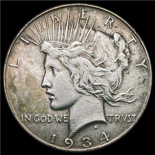1934 Silver Peace Dollar CLOSELY UNCIRCULATED