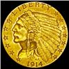 Image 1 : 1914 $2.50 Gold Quarter Eagle CLOSELY UNCIRCULATED