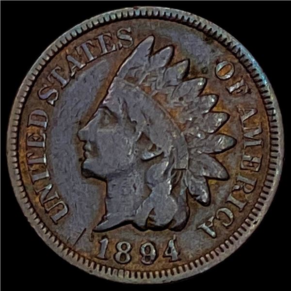 1894/94 DDO Indian Head Cent LIGHTLY CIRCULATED