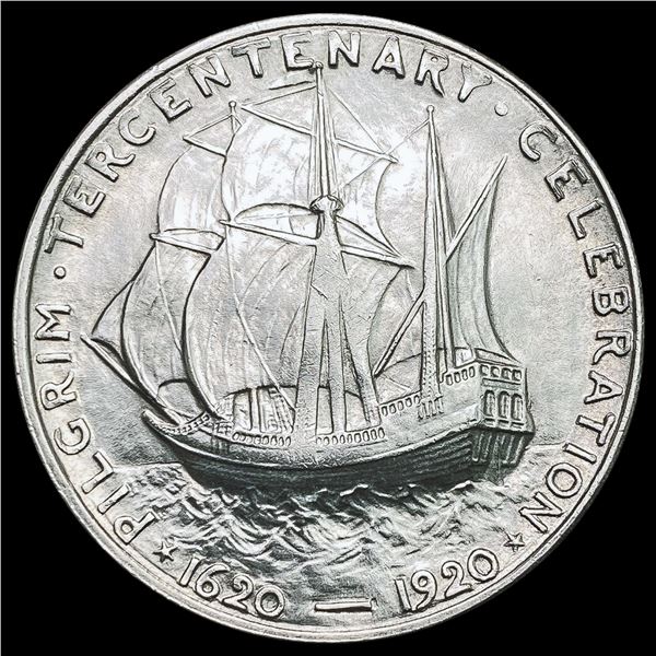 1920 Pilgrim Half Dollar GEM BU