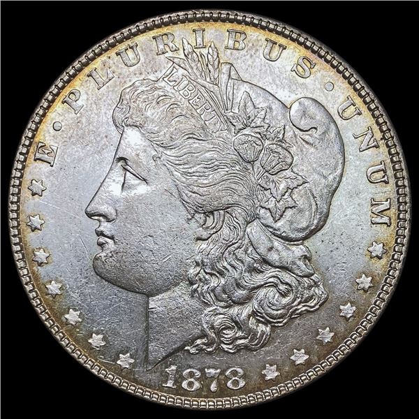 1878 7TF Morgan Silver Dollar CHOICE AU