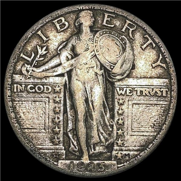 1925 Standing Liberty Quarter LIGHTLY CIRCULATED