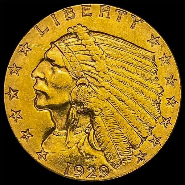1929 $2.50 Gold Quarter Eagle UNCIRCULATED
