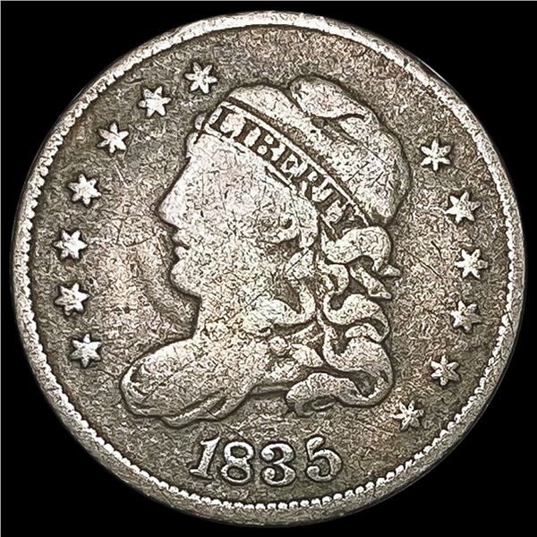 1835 Capped Bust Half Dime NICELY CIRCULATED