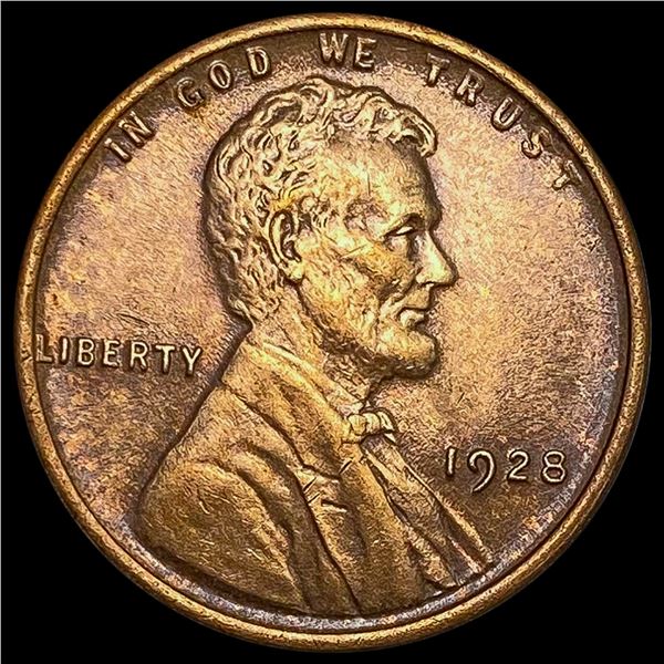 1928 RD Wheat Cent CHOICE BU