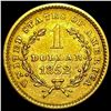 Image 2 : 1852 Rare Gold Dollar CLOSELY UNCIRCULATED