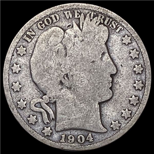1904-S Barber Half Dollar NICELY CIRCULATED