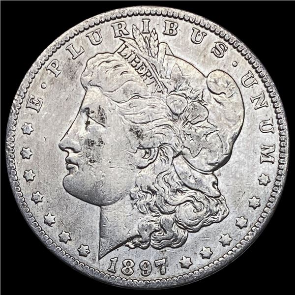 1897-O Morgan Silver Dollar NEARLY UNCIRCULATED
