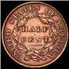 Image 2 : 1834 RED Coronet Head Half Cent UNC
