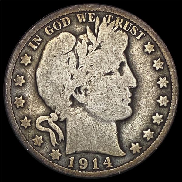 1914 Barber Half Dollar NICELY CIRCULATED