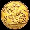 Image 2 : 1900 0.1178oz Gold G.Britain Half Sovereign CLOSELY UNCIRCULATED