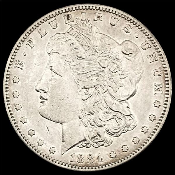 1884-S Morgan Silver Dollar CLOSELY UNCIRCULATED CLOSELY UNCIRCULATED