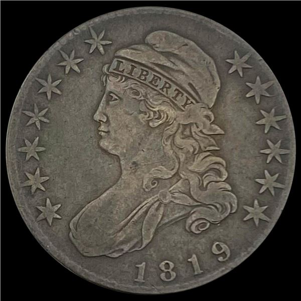 1819 Capped Bust Half Dollar NICELY CIRCULATED
