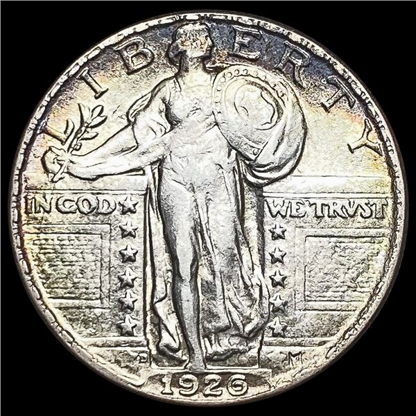 1926-D Standing Liberty Quarter NEARLY UNC