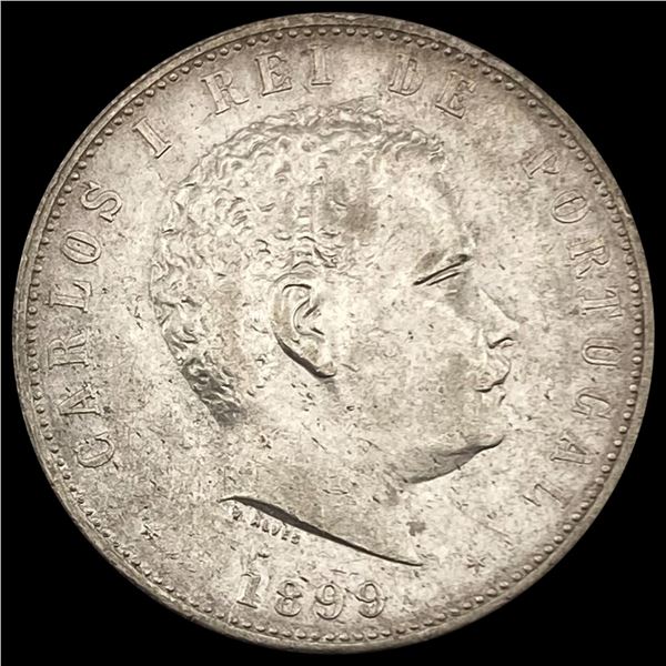 1899 Portugal 1000 Reis CLOSELY UNCIRCULATED