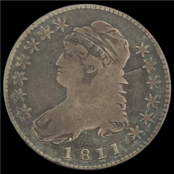 1811 Capped Bust Half Dollar NICELY CIRCULATED