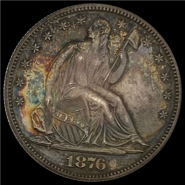 1876 Seated Liberty Half Dollar GEM PROOF