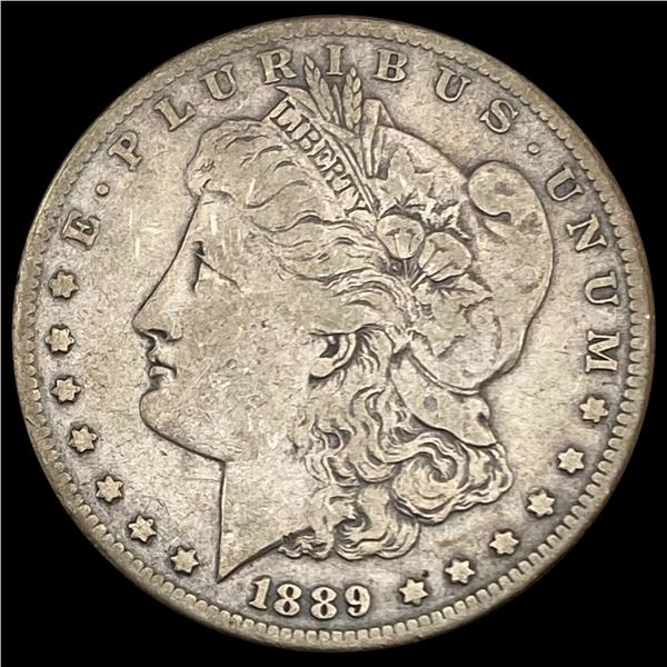 1889-CC Morgan Silver Dollar LIGHTLY CIRCULATED