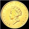 1854 Rare Gold Dollar CHOICE AU