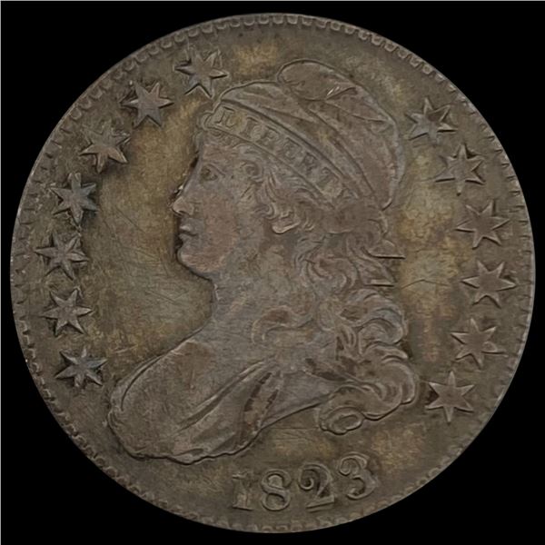 1823 Capped Bust Half Dollar LIGHTLY CIRCULATED