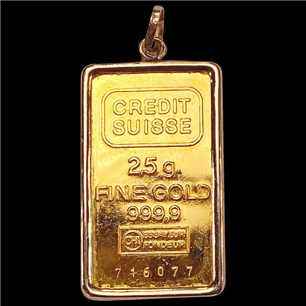 ND Credit Suisse 2.5g Gold Bar HIGH GRADE