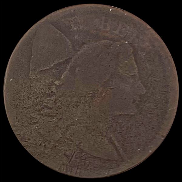 LATE 1700'S LIBERTY CAP LG CENT NICELY CIRCULATED