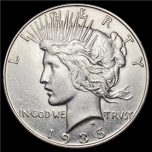 1935-S Peace Dollar CLOSELY UNCIRCULATED