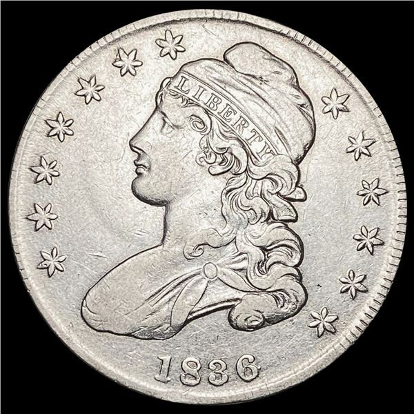 1836 Capped Bust Half Dollar CLOSELY UNCIRCULATED