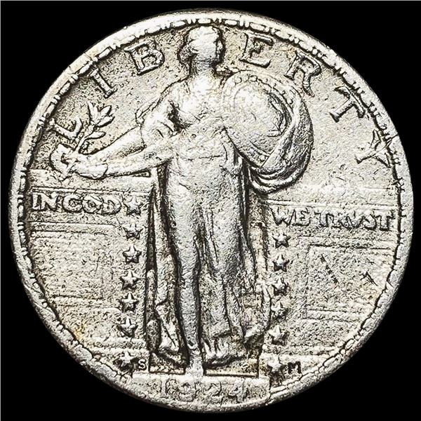 1924-S Standing Liberty Quarter LIGHTLY CIRCULATED LIGHTLY CIRCULATED