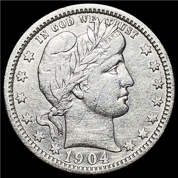 1904-O Barber Quarter CLOSELY UNCIRCULATED