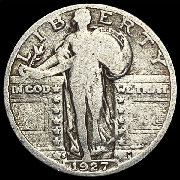 1927-S Standing Liberty Quarter NICELY CIRCULATED NICELY CIRCULATED