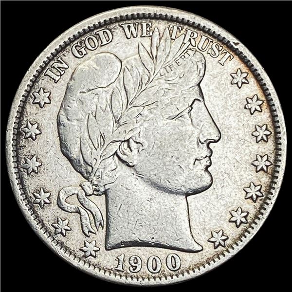 1900 Barber Half Dollar LIGHTLY CIRCULATED