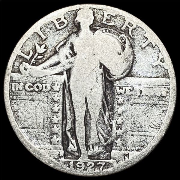 1927-S Standing Liberty Quarter NICELY CIRCULATED NICELY CIRCULATED