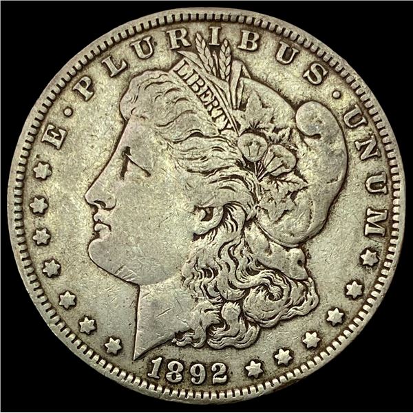 1892-O Morgan Silver Dollar LIGHTLY CIRCULATED