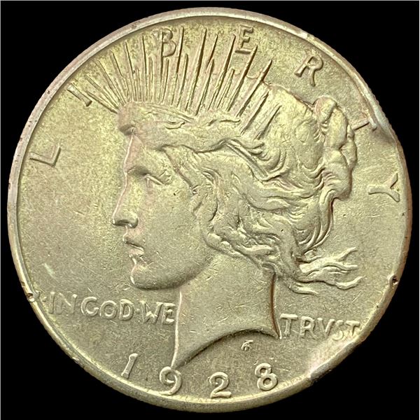 1928 Peace Dollar NEARLY UNCIRCULATED