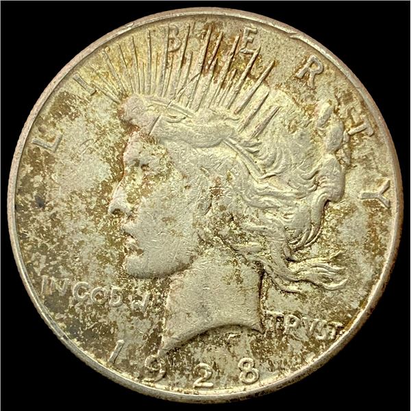 1928-S Peace Dollar CLOSELY UNCIRCULATED