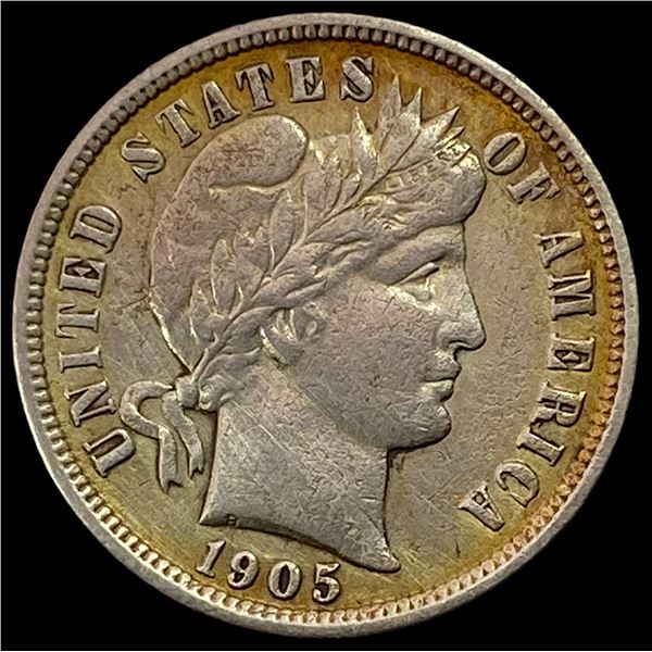 1905-O Barber Dime NEARLY UNCIRCULATED