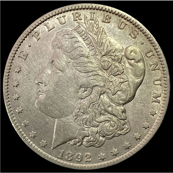 1892-O Morgan Silver Dollar ABOUT UNCIRCULATED