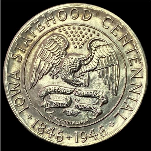 1946 Iowa Centennial Half Dollar CHOICE BU