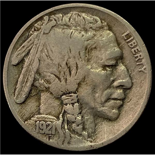 1921-S Buffalo Nickel ABOUT UNCIRCULATED