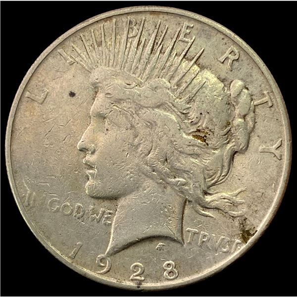 1928-S Peace Dollar LIGHTLY CIRC
