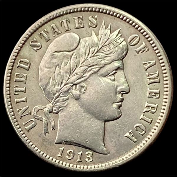 1913 Barber Dime UNCIRCULATED