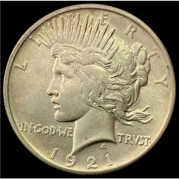 1921 Peace Dollar CHOICE AU