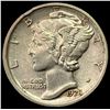Image 1 : 1928-D Mercury Dime CLOSELY UNC
