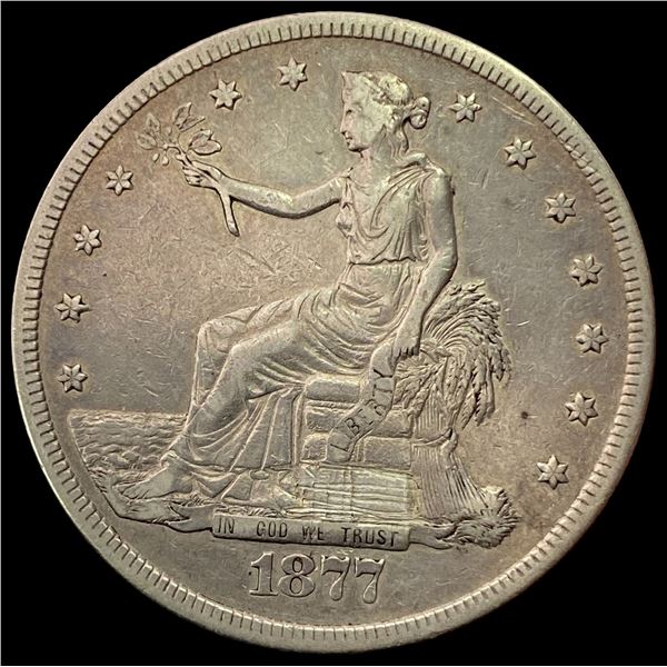 1877-S Trade Dollar LIGHTLY CIRCULATED
