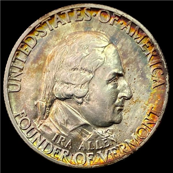 1927 Vermont Half Dollar CHOICE BU