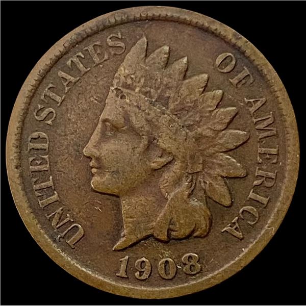 1908-S Indian Head Cent LIGHTLY CIRCULATED
