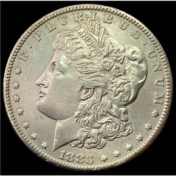 1883-S SILVER Morgan Dollar CHOICE AU