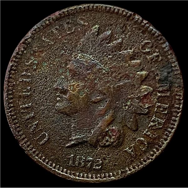 1872 Indian Head Cent Copper HIGH GRADE